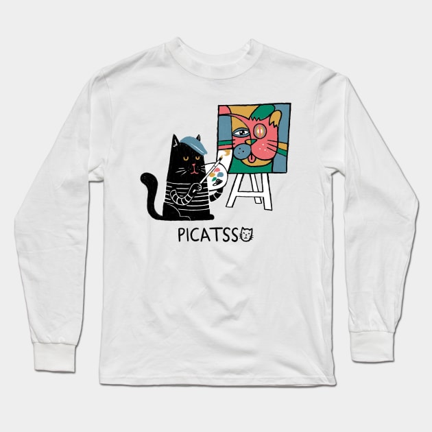 Picatsso Long Sleeve T-Shirt by quilimo